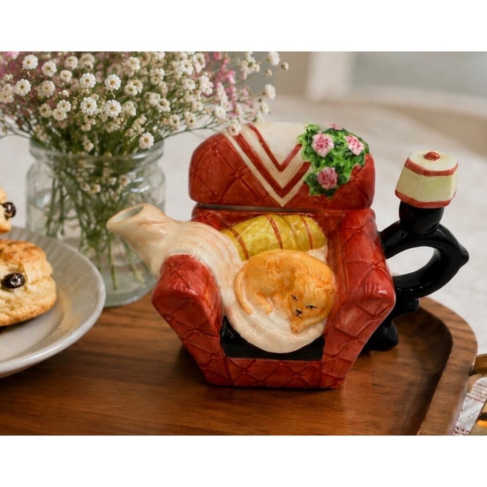 1990's Houston Harvest Mini Teapot